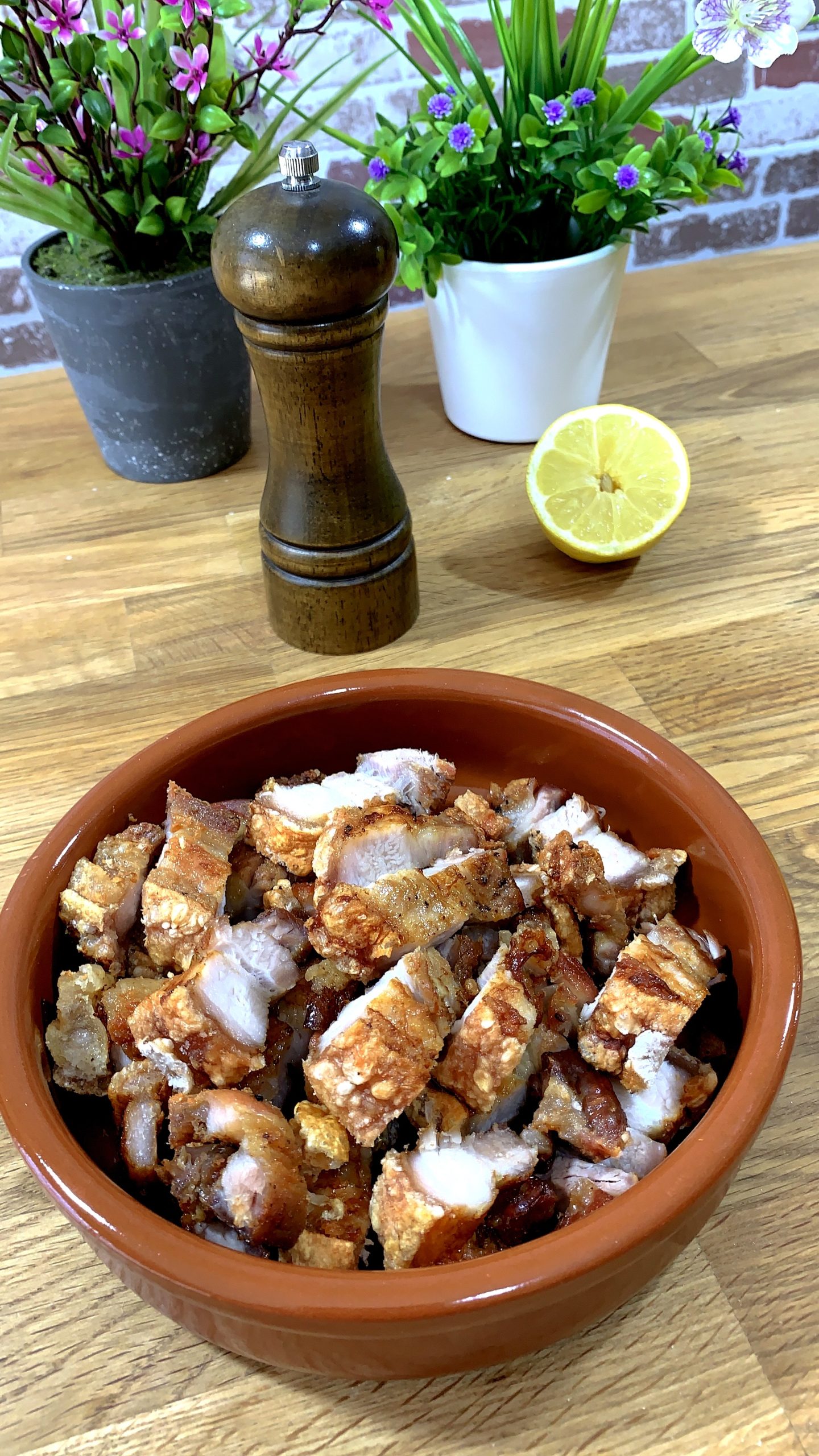 Cómo hacer chicharrones en freidora de aire