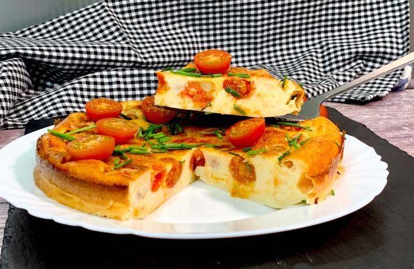 pastel de tomates cherry al horno: receta fácil y deliciosa