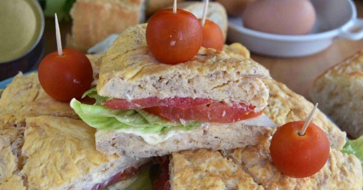 Tortilla de atún rellena muy fácil Entre Fogones